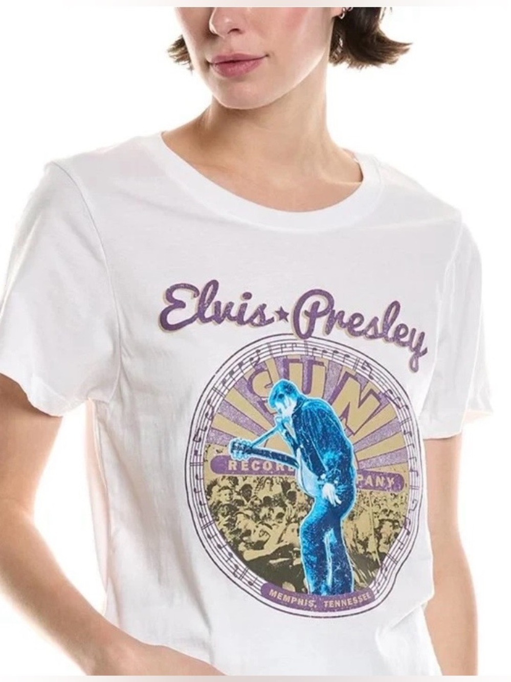 NWTs Prince Peter "Elvis" cut off 100% Cotton T- shirt - Size Large